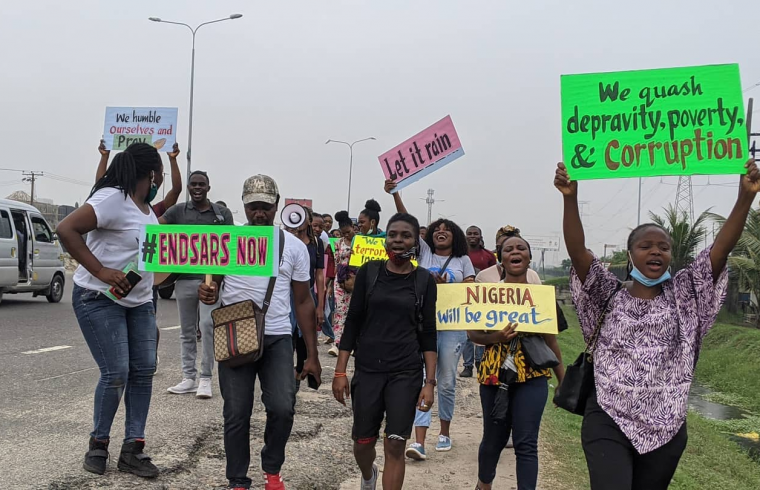 Protesty w Nigeria pod hasłem EndSARS